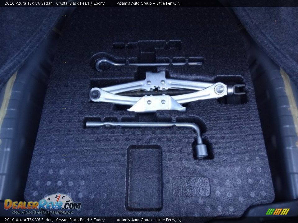 2010 Acura TSX V6 Sedan Crystal Black Pearl / Ebony Photo #34