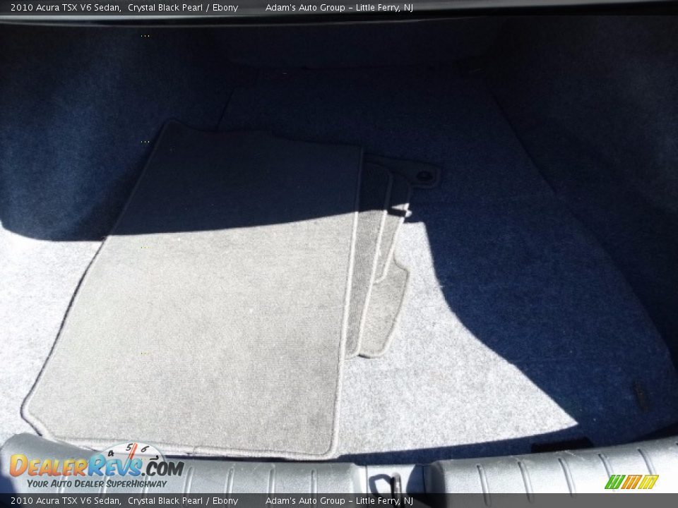 2010 Acura TSX V6 Sedan Crystal Black Pearl / Ebony Photo #36
