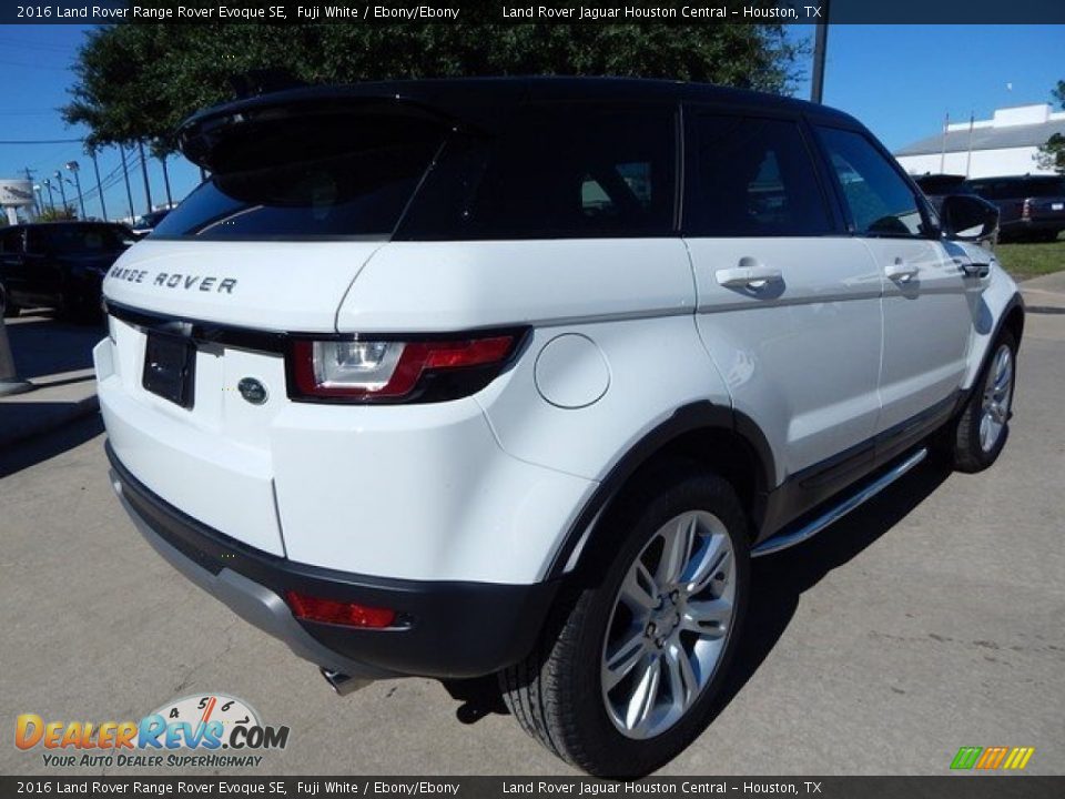2016 Land Rover Range Rover Evoque SE Fuji White / Ebony/Ebony Photo #7