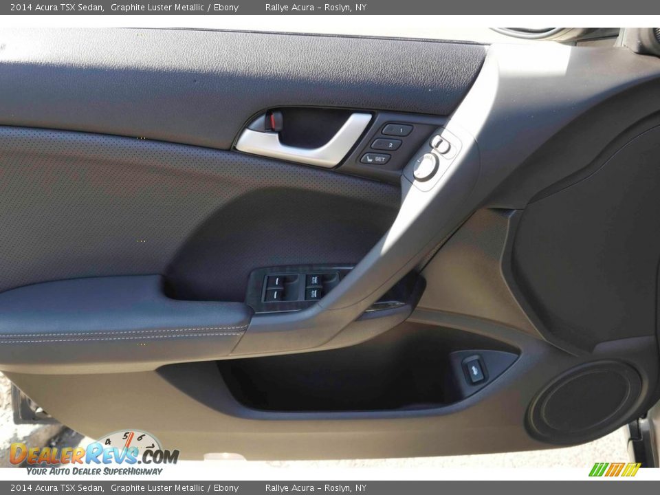 2014 Acura TSX Sedan Graphite Luster Metallic / Ebony Photo #8