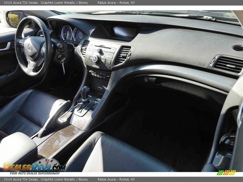 2014 Acura TSX Sedan Graphite Luster Metallic / Ebony Photo #11
