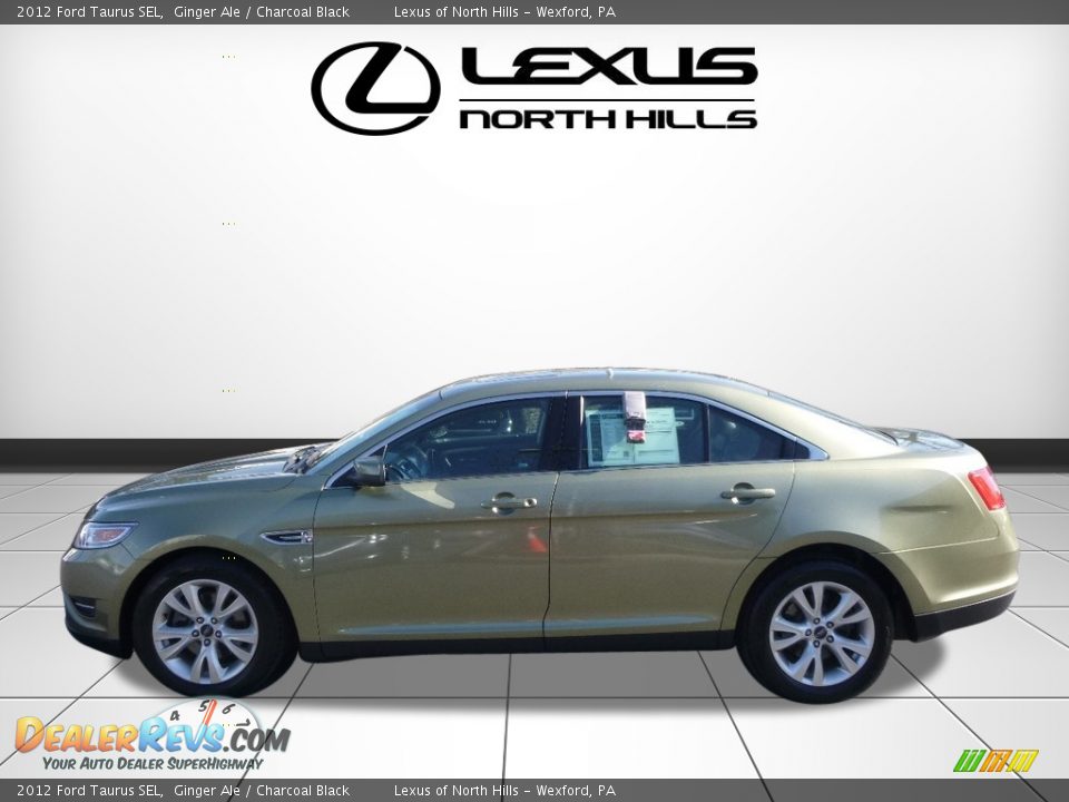 2012 Ford Taurus SEL Ginger Ale / Charcoal Black Photo #3