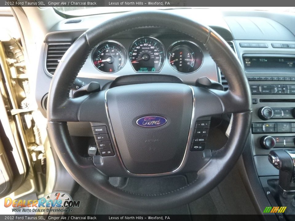 2012 Ford Taurus SEL Ginger Ale / Charcoal Black Photo #15