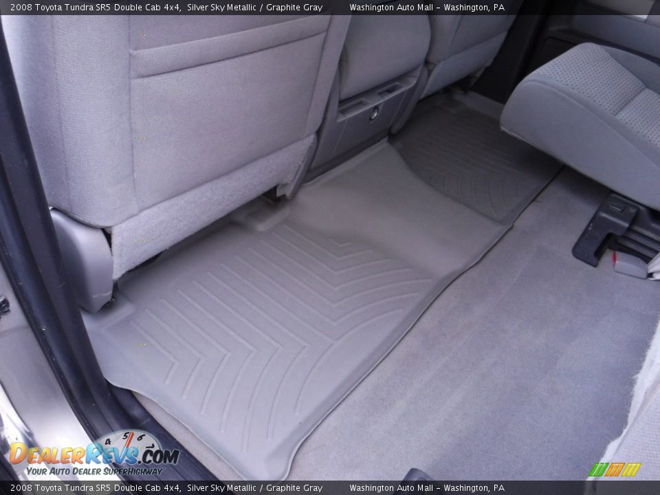 2008 Toyota Tundra SR5 Double Cab 4x4 Silver Sky Metallic / Graphite Gray Photo #22