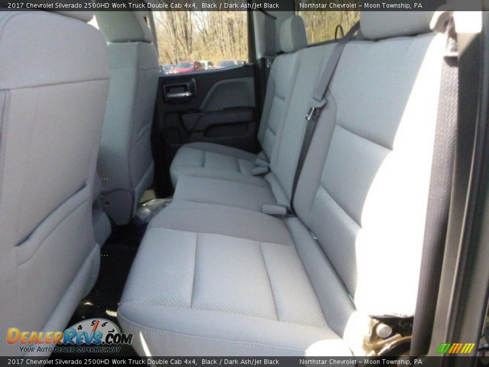 2017 Chevrolet Silverado 2500HD Work Truck Double Cab 4x4 Black / Dark Ash/Jet Black Photo #12