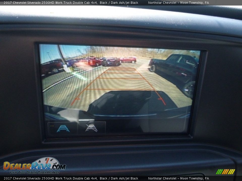2017 Chevrolet Silverado 2500HD Work Truck Double Cab 4x4 Black / Dark Ash/Jet Black Photo #18