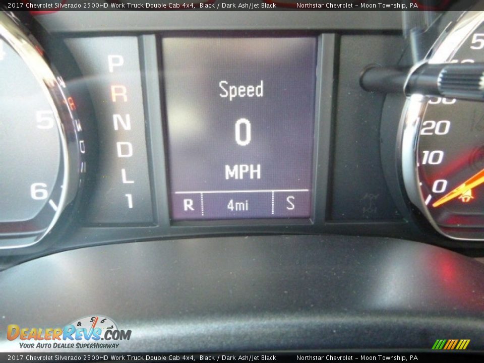 2017 Chevrolet Silverado 2500HD Work Truck Double Cab 4x4 Black / Dark Ash/Jet Black Photo #19