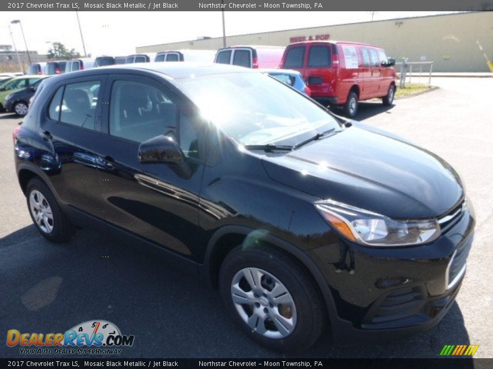 2017 Chevrolet Trax LS Mosaic Black Metallic / Jet Black Photo #7