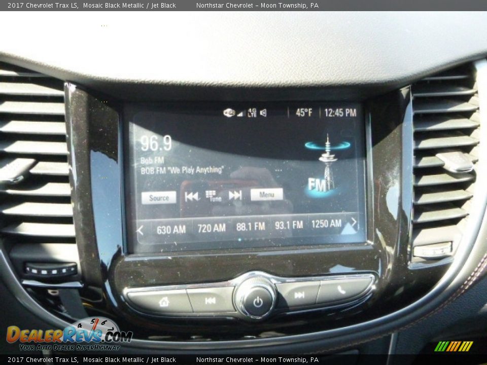 2017 Chevrolet Trax LS Mosaic Black Metallic / Jet Black Photo #18