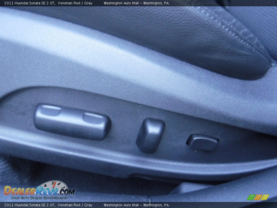 2011 Hyundai Sonata SE 2.0T Venetian Red / Gray Photo #14