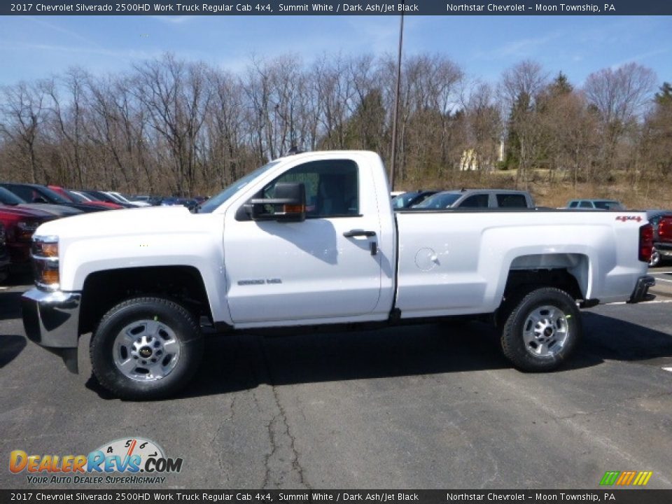 2017 Chevrolet Silverado 2500HD Work Truck Regular Cab 4x4 Summit White / Dark Ash/Jet Black Photo #2