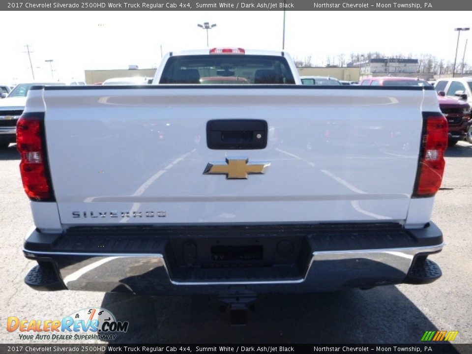 2017 Chevrolet Silverado 2500HD Work Truck Regular Cab 4x4 Summit White / Dark Ash/Jet Black Photo #4