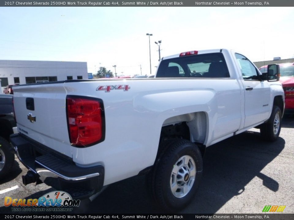 2017 Chevrolet Silverado 2500HD Work Truck Regular Cab 4x4 Summit White / Dark Ash/Jet Black Photo #6