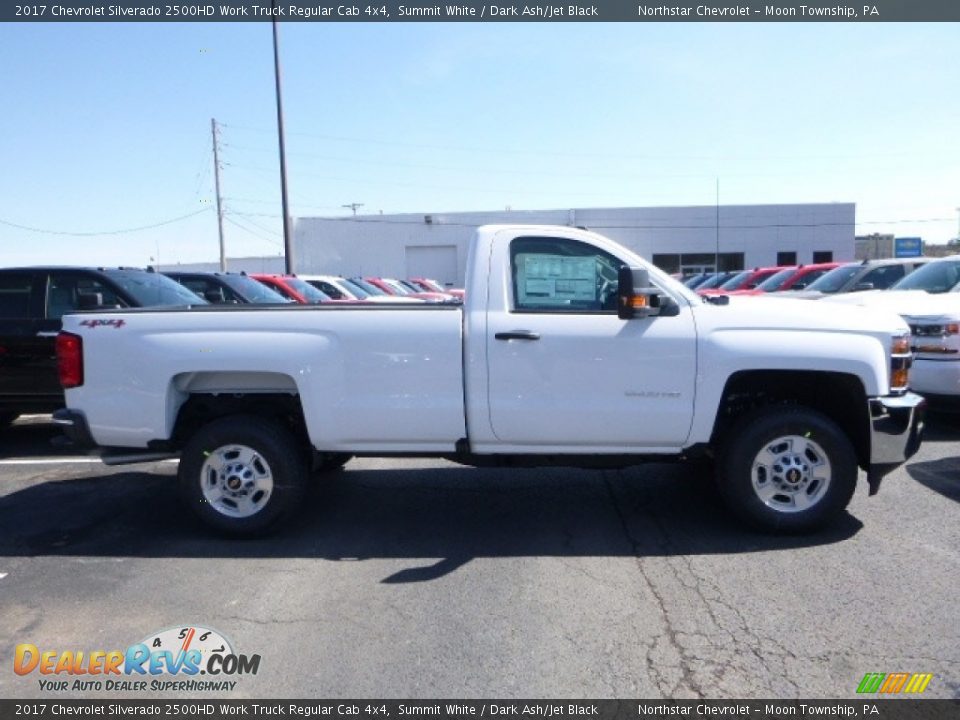 2017 Chevrolet Silverado 2500HD Work Truck Regular Cab 4x4 Summit White / Dark Ash/Jet Black Photo #7