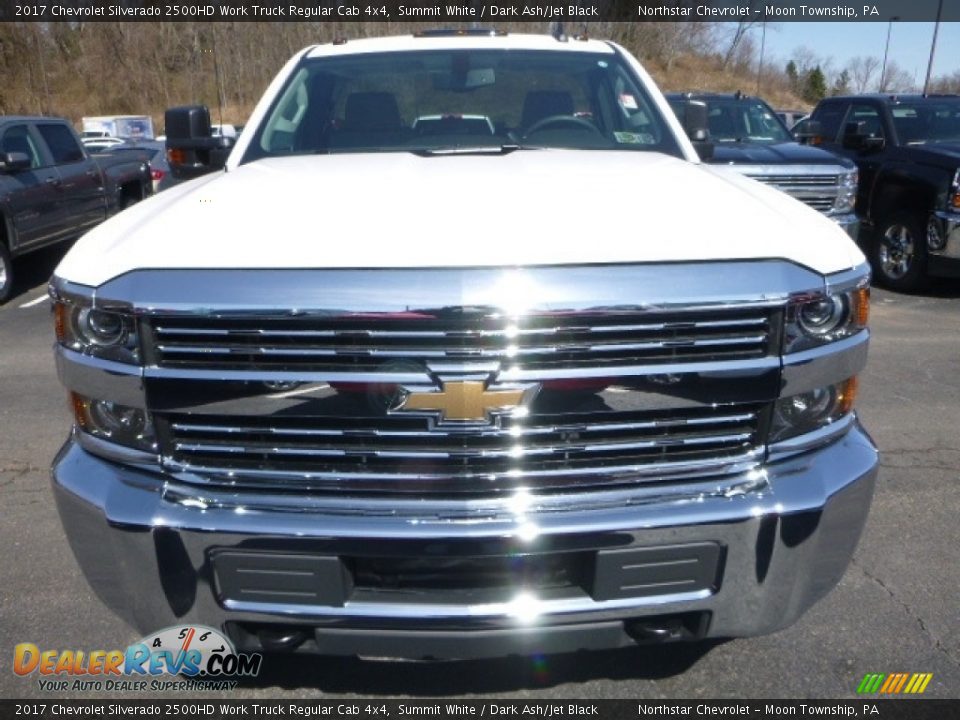 2017 Chevrolet Silverado 2500HD Work Truck Regular Cab 4x4 Summit White / Dark Ash/Jet Black Photo #9