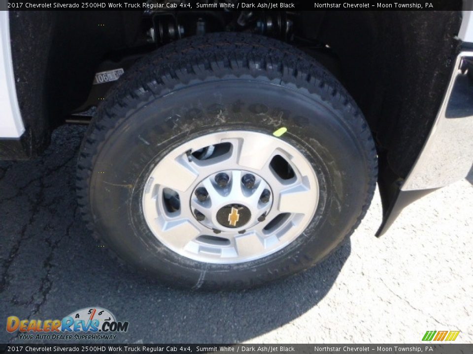 2017 Chevrolet Silverado 2500HD Work Truck Regular Cab 4x4 Summit White / Dark Ash/Jet Black Photo #10