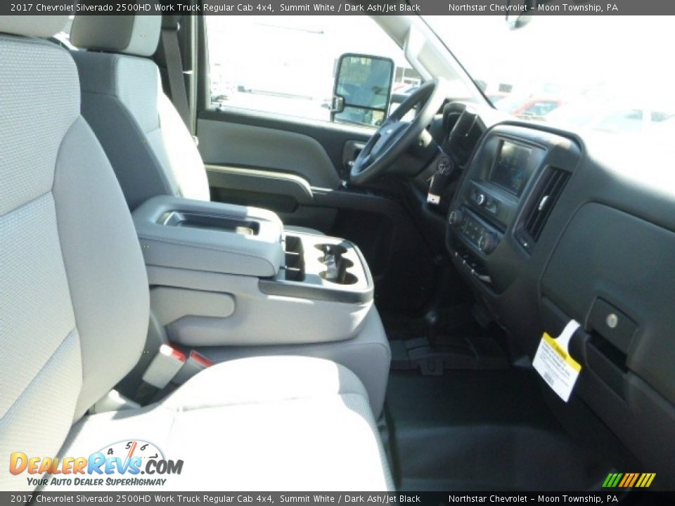 2017 Chevrolet Silverado 2500HD Work Truck Regular Cab 4x4 Summit White / Dark Ash/Jet Black Photo #12