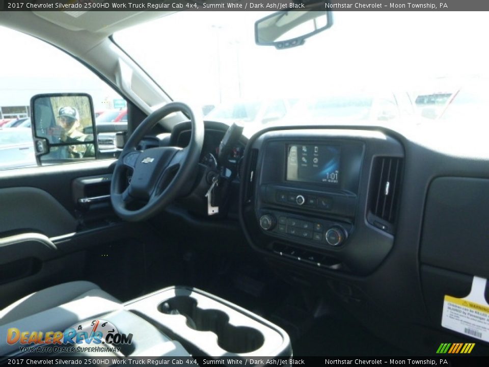 2017 Chevrolet Silverado 2500HD Work Truck Regular Cab 4x4 Summit White / Dark Ash/Jet Black Photo #13