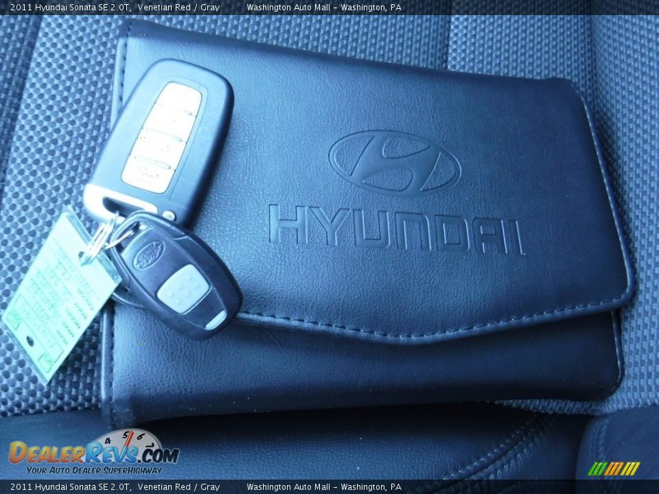 2011 Hyundai Sonata SE 2.0T Venetian Red / Gray Photo #23