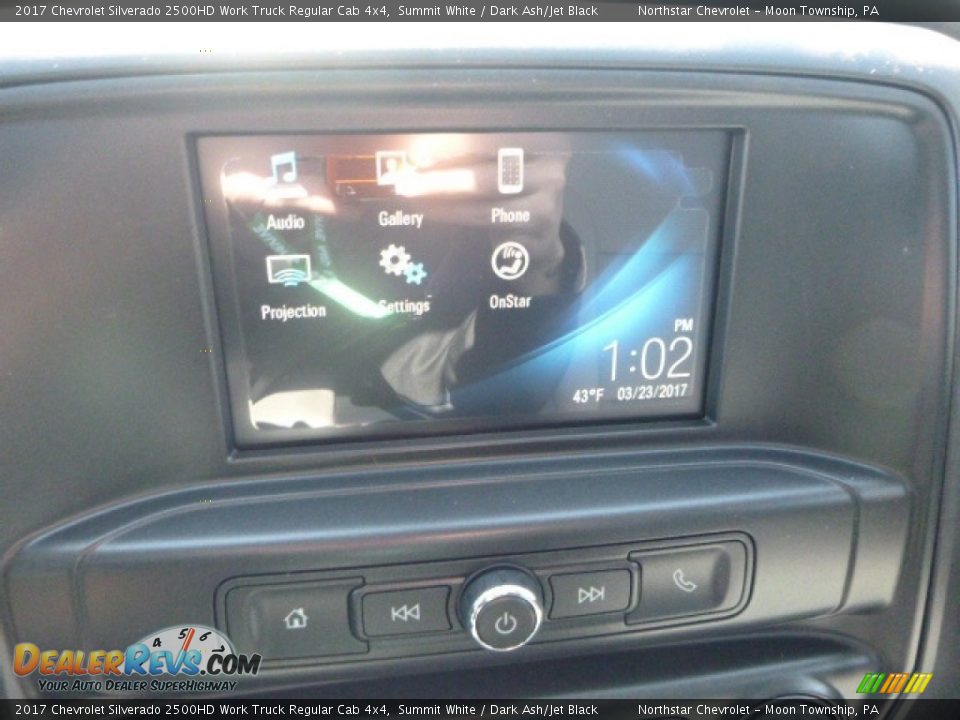 2017 Chevrolet Silverado 2500HD Work Truck Regular Cab 4x4 Summit White / Dark Ash/Jet Black Photo #18