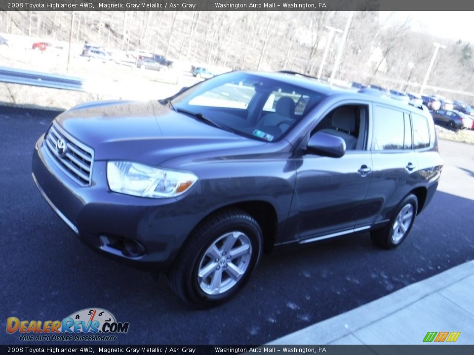 2008 Toyota Highlander 4WD Magnetic Gray Metallic / Ash Gray Photo #5