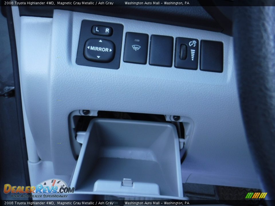 2008 Toyota Highlander 4WD Magnetic Gray Metallic / Ash Gray Photo #15