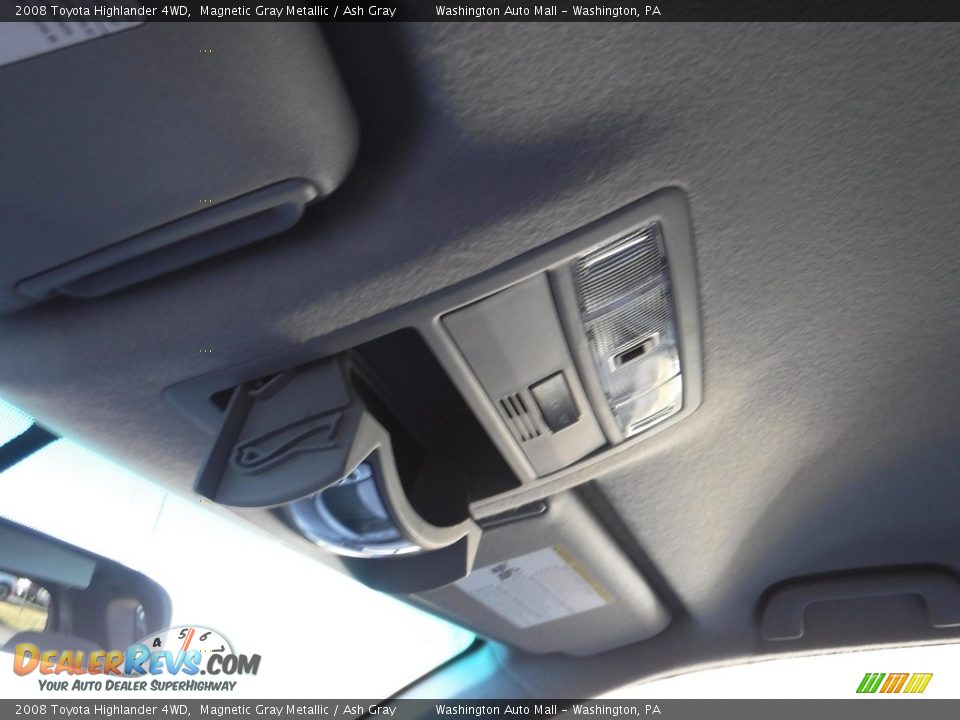 2008 Toyota Highlander 4WD Magnetic Gray Metallic / Ash Gray Photo #19