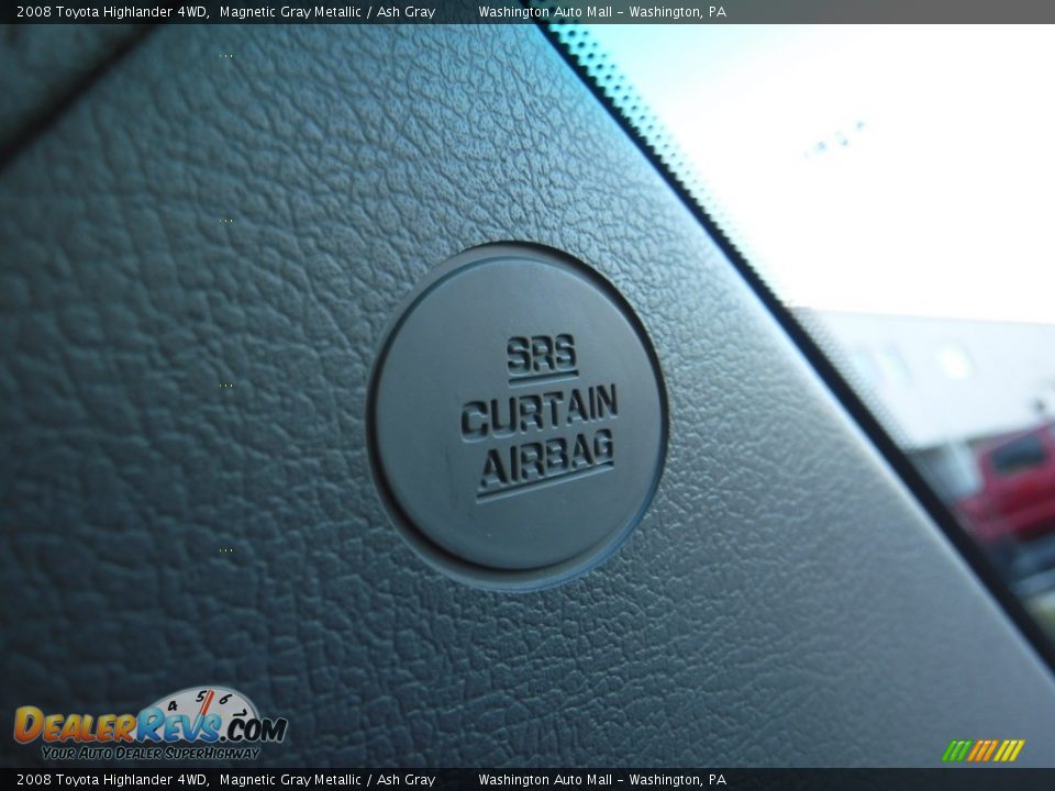 2008 Toyota Highlander 4WD Magnetic Gray Metallic / Ash Gray Photo #21