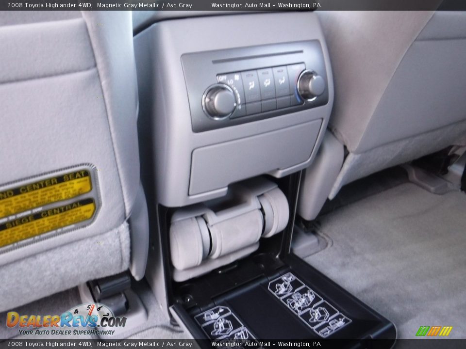 2008 Toyota Highlander 4WD Magnetic Gray Metallic / Ash Gray Photo #24