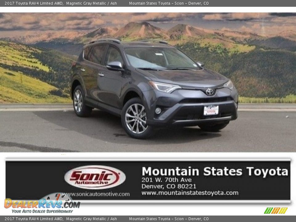 2017 Toyota RAV4 Limited AWD Magnetic Gray Metallic / Ash Photo #1
