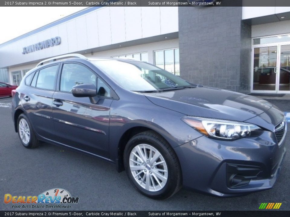 2017 Subaru Impreza 2.0i Premium 5-Door Carbide Gray Metallic / Black Photo #1