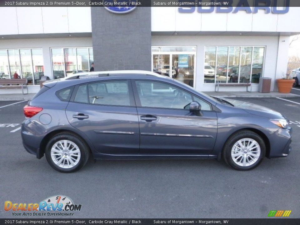2017 Subaru Impreza 2.0i Premium 5-Door Carbide Gray Metallic / Black Photo #3