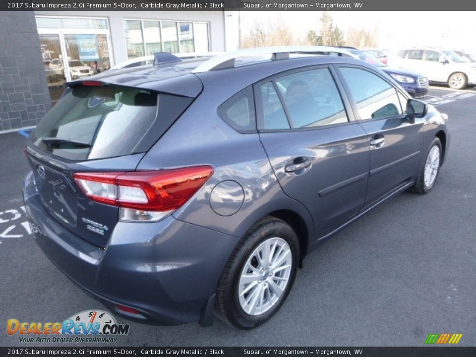 2017 Subaru Impreza 2.0i Premium 5-Door Carbide Gray Metallic / Black Photo #7