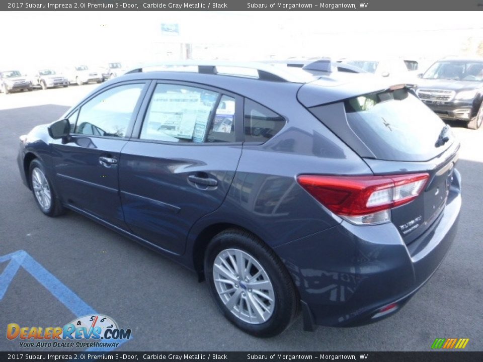 2017 Subaru Impreza 2.0i Premium 5-Door Carbide Gray Metallic / Black Photo #9
