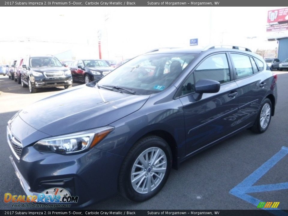 2017 Subaru Impreza 2.0i Premium 5-Door Carbide Gray Metallic / Black Photo #11