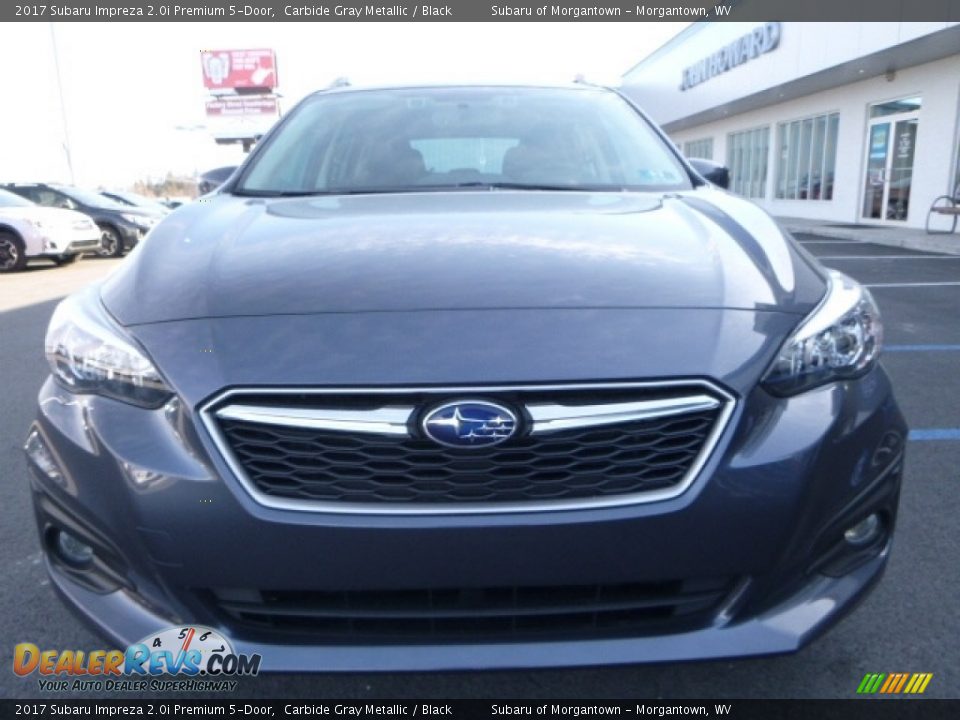 2017 Subaru Impreza 2.0i Premium 5-Door Carbide Gray Metallic / Black Photo #12