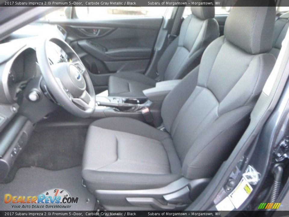 2017 Subaru Impreza 2.0i Premium 5-Door Carbide Gray Metallic / Black Photo #13