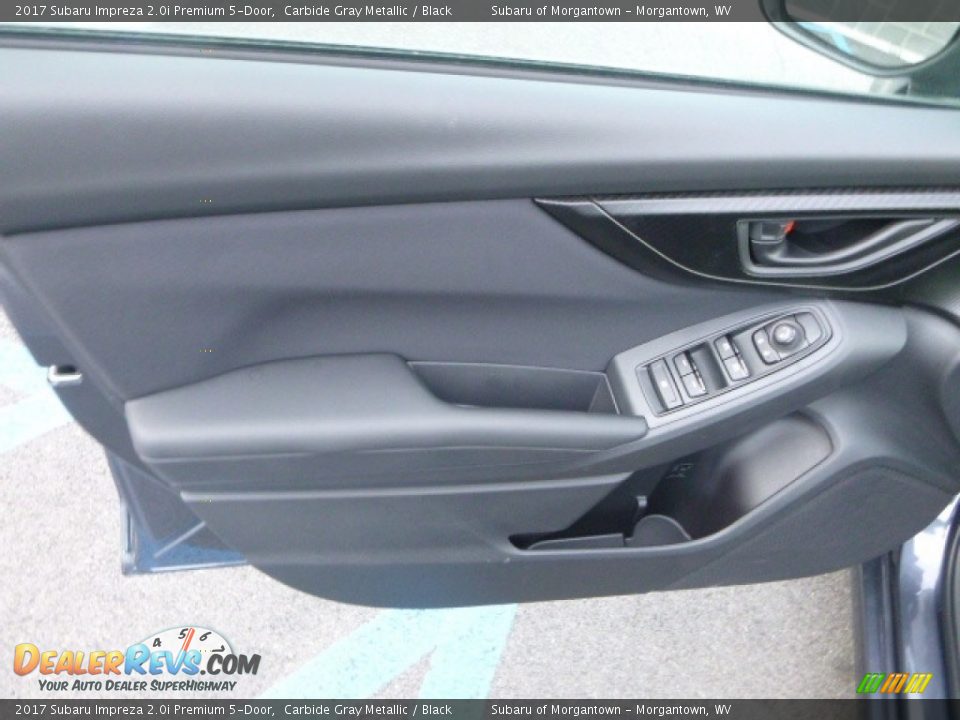 2017 Subaru Impreza 2.0i Premium 5-Door Carbide Gray Metallic / Black Photo #14