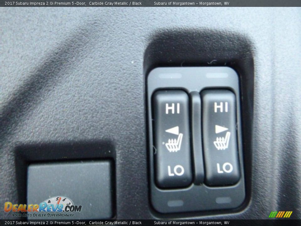 2017 Subaru Impreza 2.0i Premium 5-Door Carbide Gray Metallic / Black Photo #16
