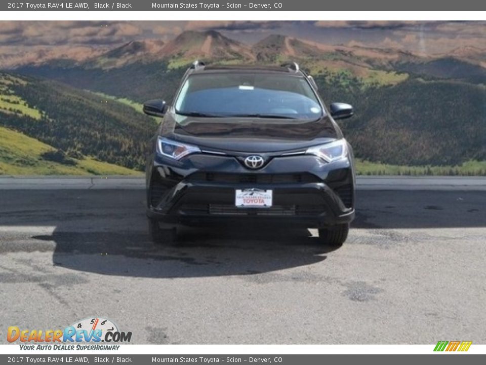 2017 Toyota RAV4 LE AWD Black / Black Photo #2