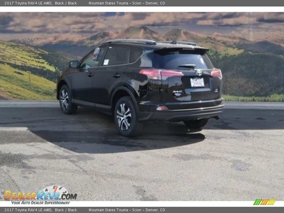 2017 Toyota RAV4 LE AWD Black / Black Photo #3