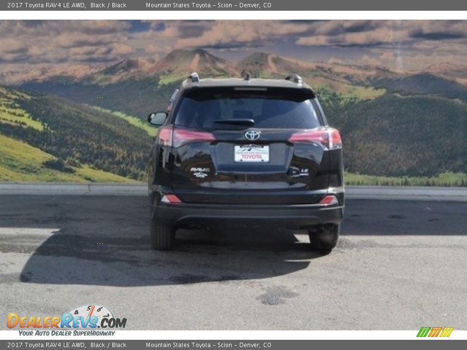 2017 Toyota RAV4 LE AWD Black / Black Photo #4