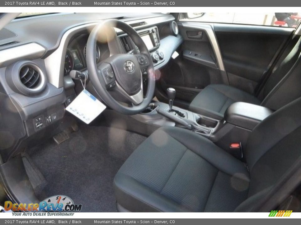 2017 Toyota RAV4 LE AWD Black / Black Photo #5