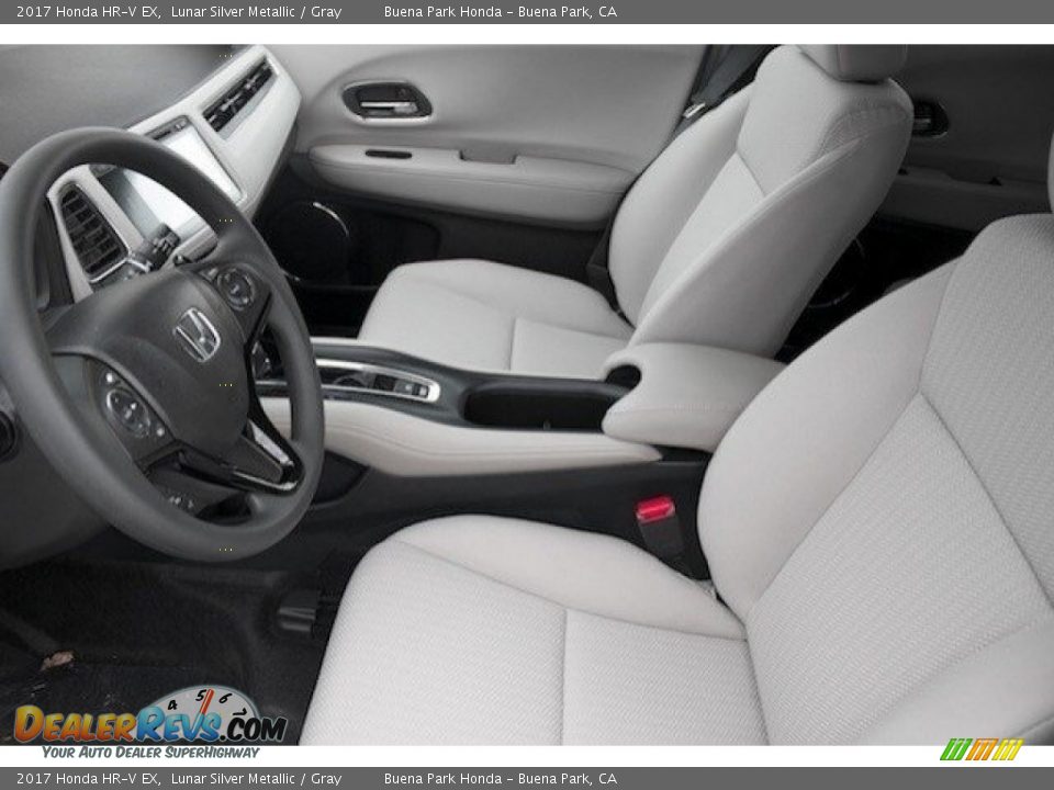 2017 Honda HR-V EX Lunar Silver Metallic / Gray Photo #9