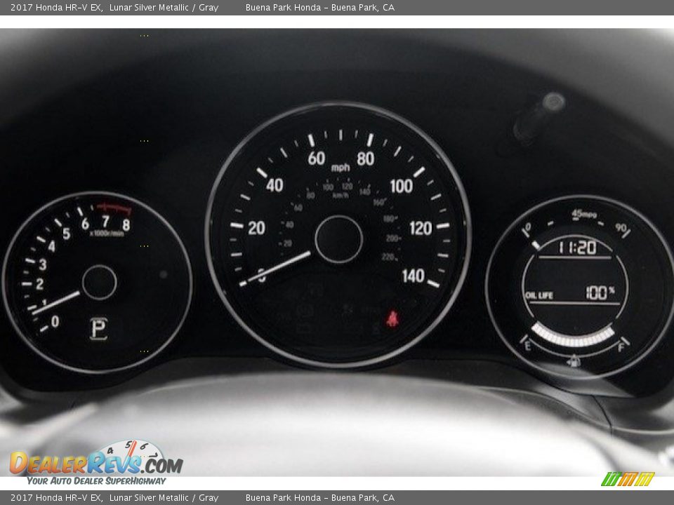 2017 Honda HR-V EX Lunar Silver Metallic / Gray Photo #18
