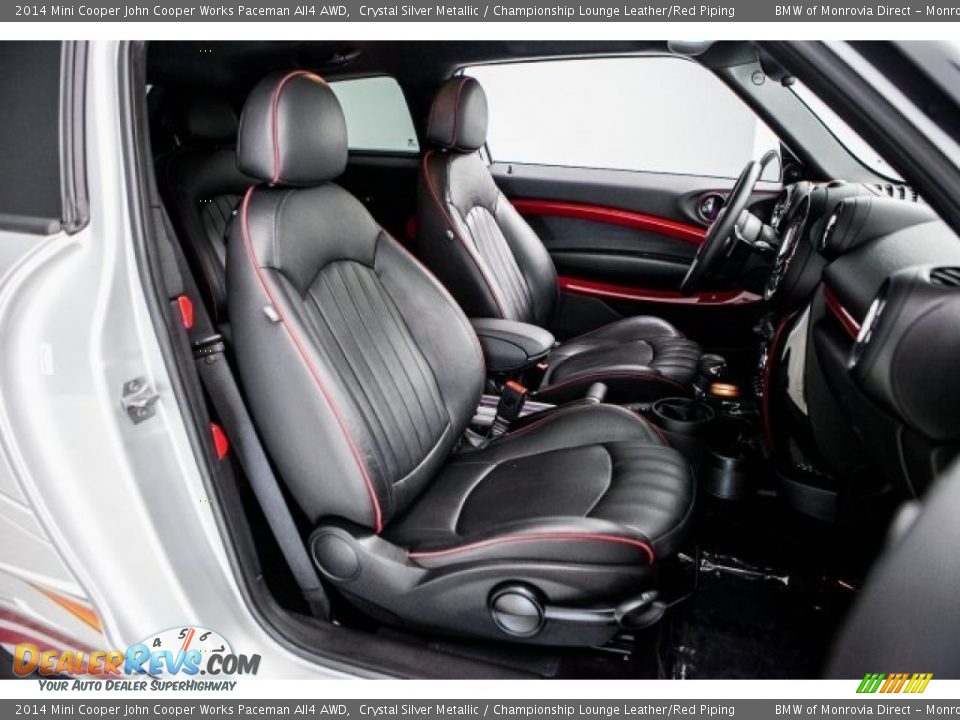 Championship Lounge Leather/Red Piping Interior - 2014 Mini Cooper John Cooper Works Paceman All4 AWD Photo #6