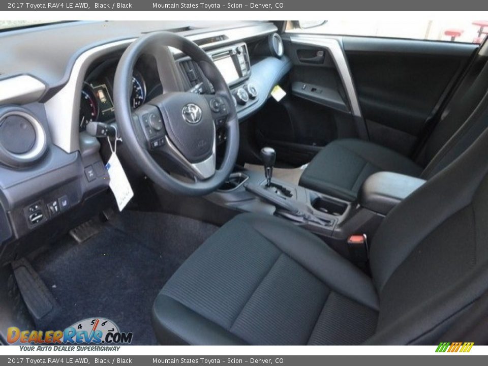 2017 Toyota RAV4 LE AWD Black / Black Photo #5