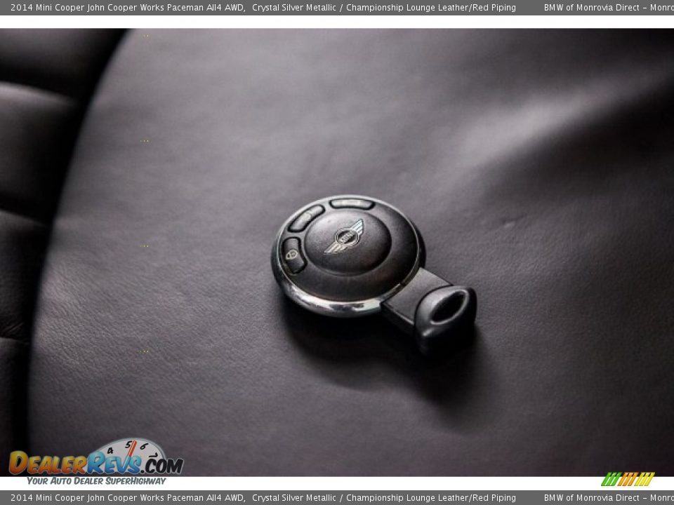 2014 Mini Cooper John Cooper Works Paceman All4 AWD Crystal Silver Metallic / Championship Lounge Leather/Red Piping Photo #11
