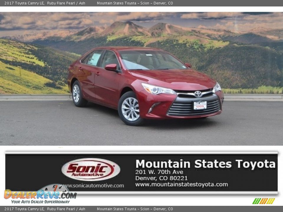 2017 Toyota Camry LE Ruby Flare Pearl / Ash Photo #1