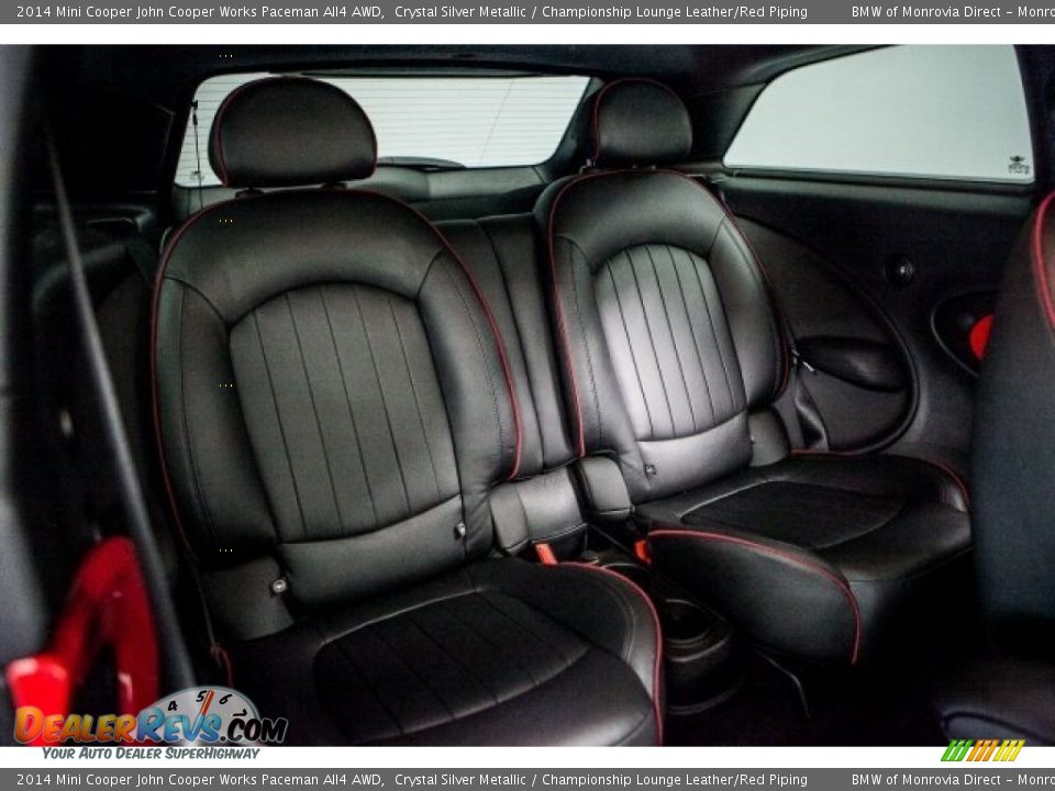 Rear Seat of 2014 Mini Cooper John Cooper Works Paceman All4 AWD Photo #15